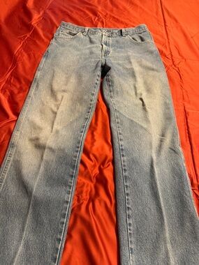 Wrangler Men's Light Blue Straight Jeans